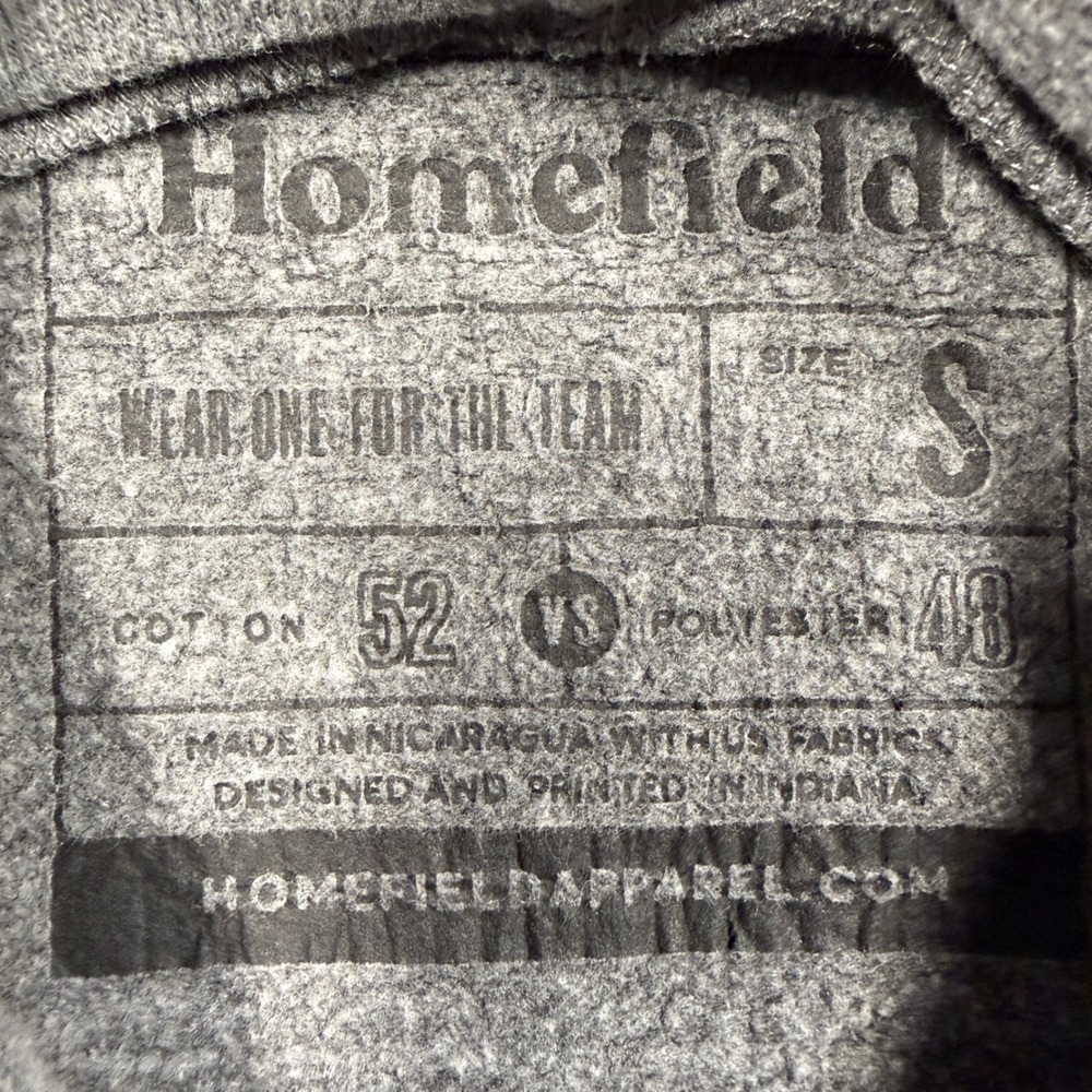 Homefield Maryland Terrapins Hoodie Mens Small Grey Graphic College‎ Sweatshirt - Picture 3 of 6